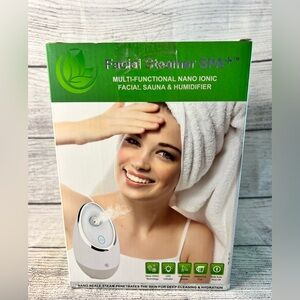 Microderm GLO SPA+ Nano-Ionic Facial Steamer, Warm Mist Face Sauna, Pore Cleanse